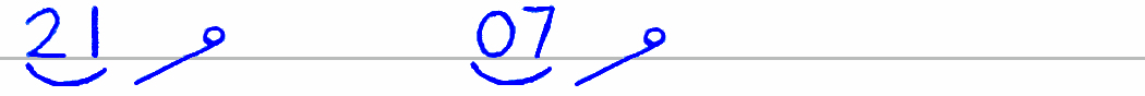 Pitman's New Era: twenty-one hundred hours (2100 hrs) oh seven hundred hours (0700 hrs)